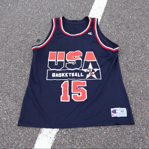 magic johnson olympic jersey
